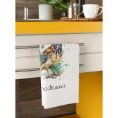 Desert Spirit, Roadrunner in Waterverf, op maat Theedoek