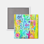 Desert Stick Zombies Magnet (Voorkant / Achterkant)