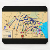 DESERT STORM MAP Mousepad Muismat (Voorkant)