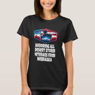 Desert Storm ter ere van Desert Storm veteranen ui T-shirt