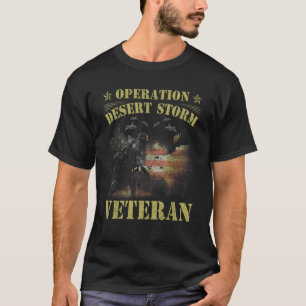 Desert Storm Veteran Operation Desert Storm VS Fla T-shirt
