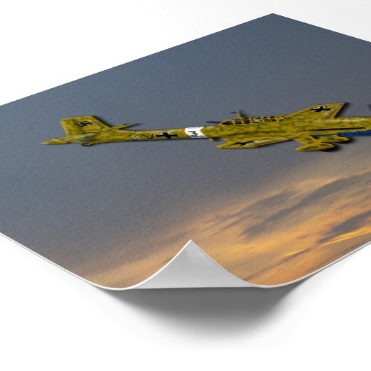 Desert Stuka Poster (Hoek)