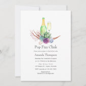 Desert Succulenten Pop Fizz Clink Vrijgezellenfees Kaart (Voorkant)