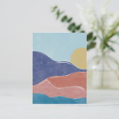 Desert Sun Briefkaart (Staand voorkant)