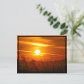Desert Sun Briefkaart (Staand voorkant)