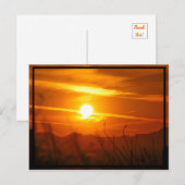 Desert Sun Briefkaart (Voorkant / Achterkant)