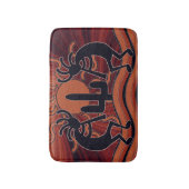 Desert Sun Cactus Zuidwest Design Kokopelli Badmat (Voorkant Verticaal)