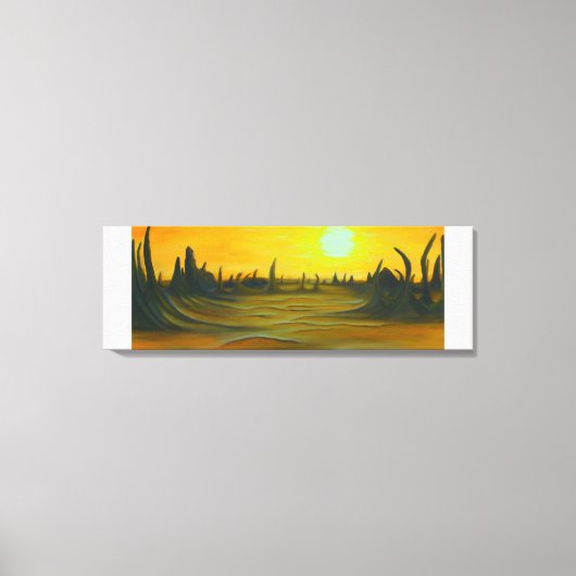 Desert Sun Canvas Afdruk (Voorkant)