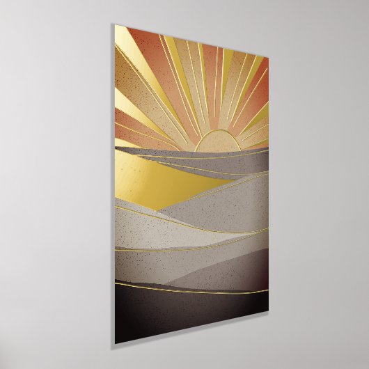 Desert Sun Folie Afdrukken (Laagn)