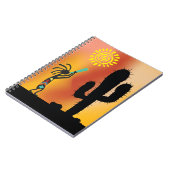 Desert Sun Kokopelli Notitieboek (Linkerzijde)