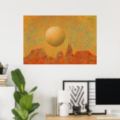 Desert Sun Poster (Thuiskantoor)