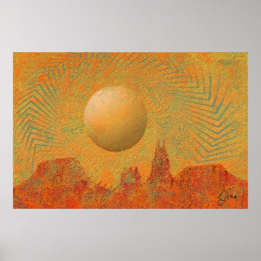 Desert Sun Poster (Voorkant)