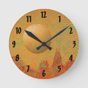 Desert Sun Ronde Klok