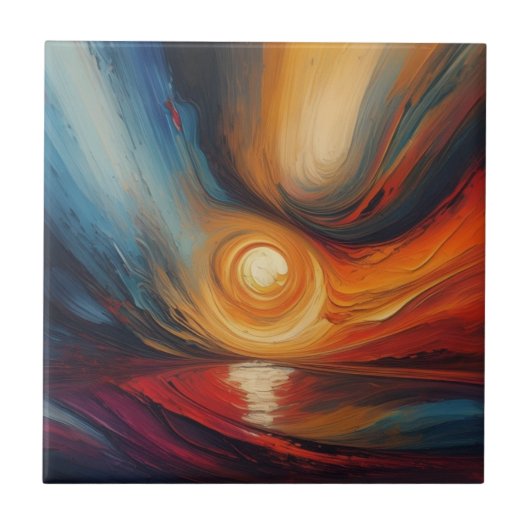 Desert Sun Tegeltje (Voorkant)