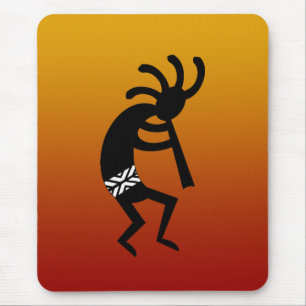 Desert Sunet Kokopelli Southwest Oranje Muismat