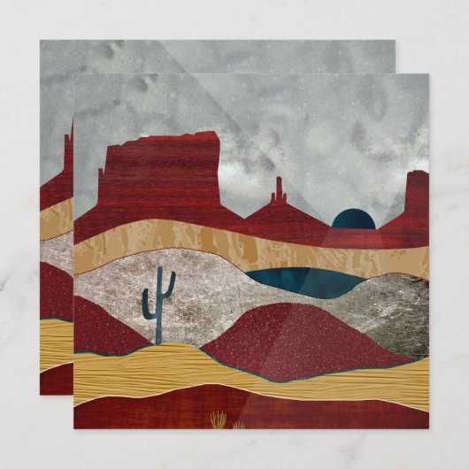 Desert Sunrise (Voorkant / Achterkant)