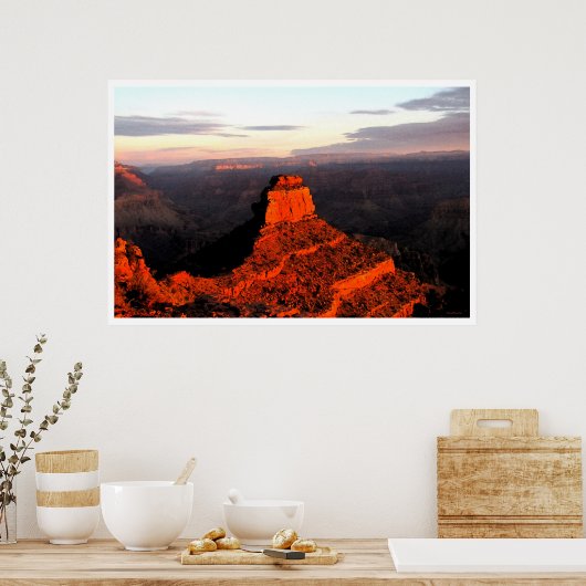 Desert Sunrise 36 x 24 Poster (Keuken)