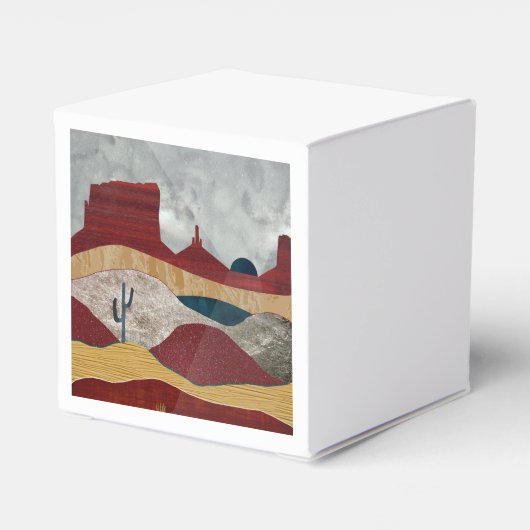 Desert Sunrise Bedankdoosjes (Achterkant)