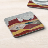 Desert Sunrise Bier Onderzetter (Linkerzijde)