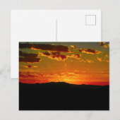 Desert Sunrise Briefkaart (Voorkant / Achterkant)