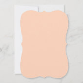 Desert Sunrise Cactus Shadows Wedding Invitations Kaart (Achterkant)