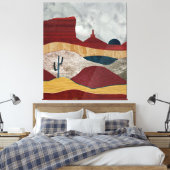 Desert Sunrise Canvas Afdruk (Insitu (Slaapkamer))