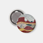 Desert Sunrise Magneet (Voorkant / Achterkant)