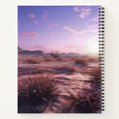 Desert Sunrise Notitieboek (Achterkant)