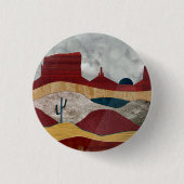 Desert Sunrise Ronde Button 3,2 Cm (Voorkant)