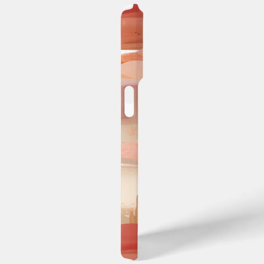 Desert Sunset Abstracte Bloemen Gepersonaliseerde  Case-Mate iPhone Case (Achterkant / Rechts)