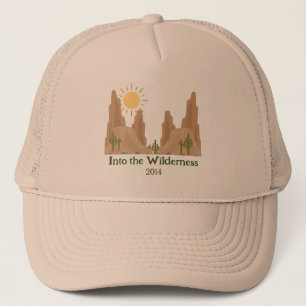 Desert Sunset Avontuur Trucker Hoed - Bachelorette Trucker Pet