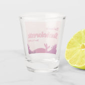Desert Sunset Bachelorette Scottsdale/Palm Springs Shot Glas (Achterkant)