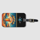 Desert Sunset Bier Bagagelabel (Voorkant (horizontaal))