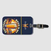Desert Sunset Bier Bliss Bagagelabel (Voorkant (horizontaal))