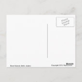 Desert Sunset Briefkaart (Achterkant)