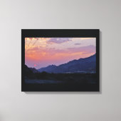 Desert Sunset Canvas Afdruk (Voorkant)
