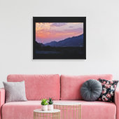 Desert Sunset Canvas Afdruk (Insitu (Woonkamer))