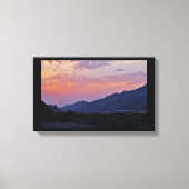 Desert Sunset Canvas Afdruk (Voorkant)