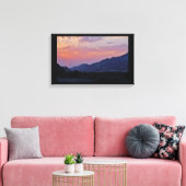 Desert Sunset Canvas Afdruk (Insitu (Woonkamer))