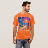 Desert Sunset Glow T-shirt (Voorkant volledig)