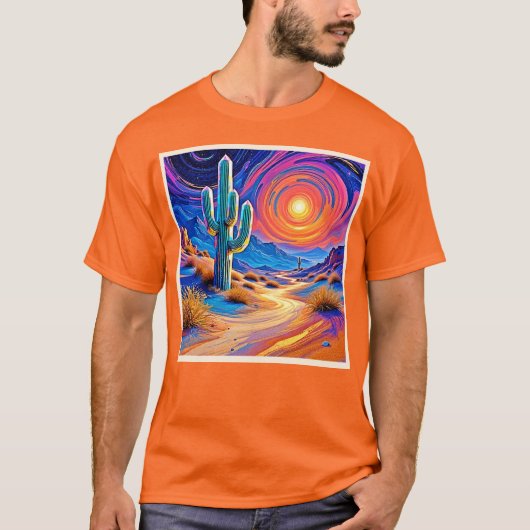 Desert Sunset Glow T-shirt (Voorkant)