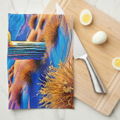 Desert Sunset Glow Theedoek (Quarter Fold)