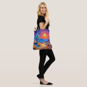 Desert Sunset Glow Tote Bag (Op model)