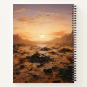 Desert Sunset Notitieboek (Achterkant)
