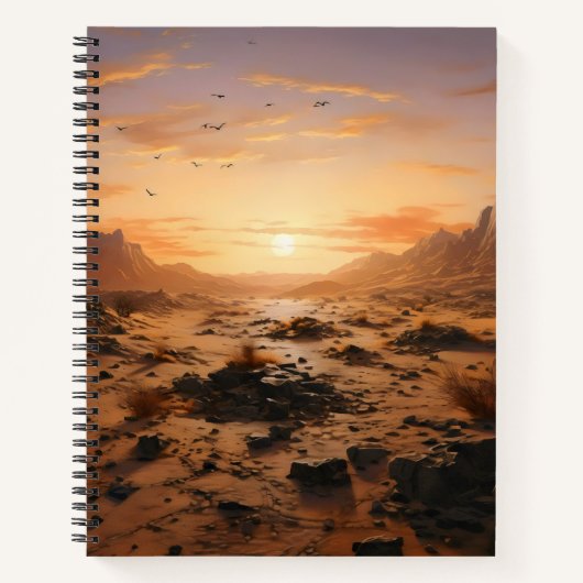 Desert Sunset Notitieboek (Voorkant)
