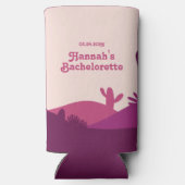 Desert Sunset Palm Springs Bachelorette Seltzer Ca Seltzer Blikjeskoeler (Achterkant)