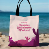 Desert Sunset Palm Springs Bachelorette Weekend Tote Bag