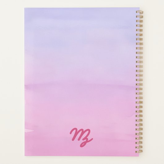 Desert Sunset  Planner (Achterkant)