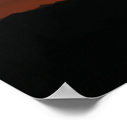 Desert Sunset Poster (Hoek)