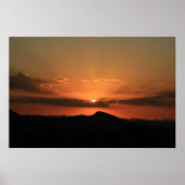 Desert Sunset Poster (Voorkant)